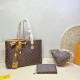 Brown Casual Letters Patchwork Contrast Bags
