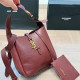 Burgundy Casual Solid Color Metal Accessories Trim Adjustable Bags