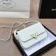 White Casual Solid Color Metal Accessories Trim Adjustable Bags