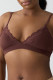 Coffee Daily Solid Color Lace Bustiers
