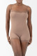 Khaki Sportswear Solid Color Lace Patchwork Spaghetti Strap Skinny Rompers