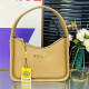 Khaki Casual Solid Color Patchwork Zipper Bags