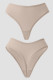 Grey Daily Solid Color Patchwork Lingerie