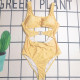 Yellow Sexy Letters Hollow Out Swimwears