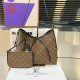 Black Street Letters Patchwork Contrast Bags