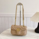 Pink Street Solid Color Patchwork Metal Accessories Trim Texture Bags