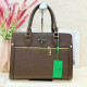 Brown Street Solid Color Patchwork Zipper Bags