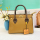 Ginger Casual Solid Color Patchwork Zipper Contrast Bags