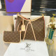 Apricot Street Letters Patchwork Contrast Bags