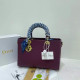 Purple Casual Solid Color Patchwork Zipper Bags