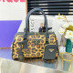 Leopard Print Street Leopard Patchwork Zipper Bags