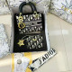 Black And White Casual Letters Patchwork Contrast Bags