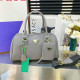 Grey Street Solid Color Patchwork Zipper Bags