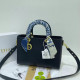 Black Casual Solid Color Patchwork Zipper Bags