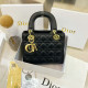 Black Celebrities Solid Color Patchwork Texture Bags
