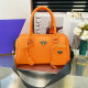 Orange Street Solid Color Patchwork Zipper Bags