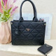 Black Casual Solid Color Patchwork Zipper Texture Bags
