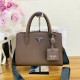 Brown Street Solid Color Patchwork Zipper Bags