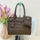 Brown Casual Solid Color Patchwork Zipper Texture Bags