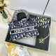 White Blue Daily Letters Patchwork Contrast Bags