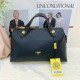 Black Casual Solid Color Patchwork Zipper Texture Bags