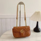 Brown Street Solid Color Patchwork Metal Accessories Trim Texture Bags
