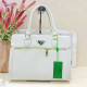 White Street Solid Color Patchwork Zipper Bags