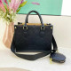 Black Casual Letters Patchwork Embossed Bags
