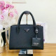 Black Street Solid Color Patchwork Zipper Bags