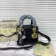 Black Celebrities Solid Color Patchwork Texture Bags
