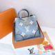 Sky Blue Casual Letters Patchwork Contrast Adjustable Bags