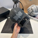 Grey Hip Hop Letters Distressed Patchwork Hat