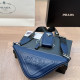 Blue Street Letters Zipper Embossed Bags