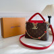 Red Casual Letters Patchwork Chains Bags