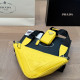 Yellow Street Letters Zipper Embossed Bags