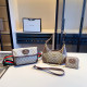 Khaki Street Letters Patchwork Zipper Contrast Bags