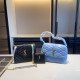 Black Casual Letters Metal Accessories Trim Texture Bags