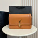 Orange Daily Solid Color Patchwork Bags