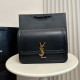 Black Daily Solid Color Patchwork Bags