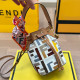 Multicolor Casual Letters Draw String Contrast Bags