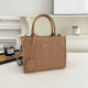 Light Brown Casual Solid Color Patchwork Zipper Texture Bags
