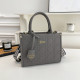 Grey Casual Solid Color Patchwork Zipper Texture Bags