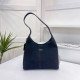 Black Street Solid Color Patchwork Bags