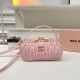 Pink Casual Letters Patchwork Zipper Bags