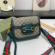 Blue Casual Letters Patchwork Contrast Adjustable Bags
