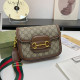 Brown Casual Letters Patchwork Contrast Adjustable Bags