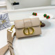 Apricot Daily Solid Color Metal Accessories Trim Adjustable Bags