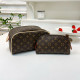 Apricot Daily Letters Patchwork Zipper Contrast Bags