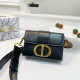 Black Daily Solid Color Metal Accessories Trim Adjustable Bags