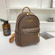 Brown Casual Letters Patchwork Zipper Contrast Bags